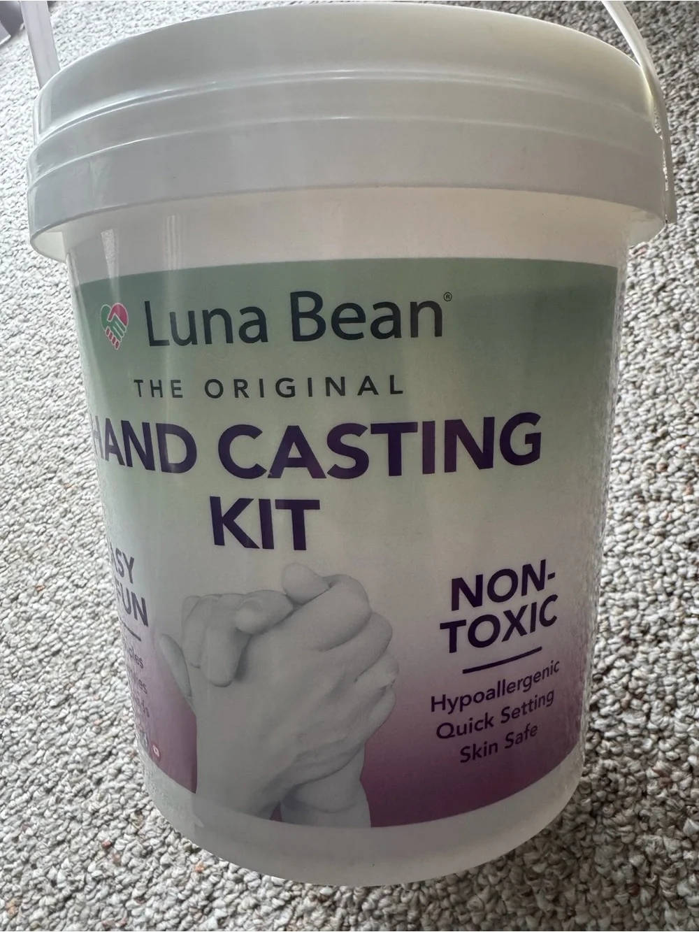 NEW Luna Bean Original Hand Casting Kit Sealed Non Toxic Keepsake Gift Crafting